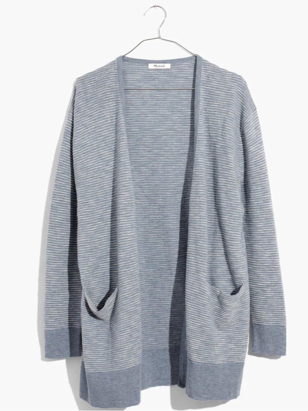 Madewell Summer Ryder Cardigan Sweater in Stripe